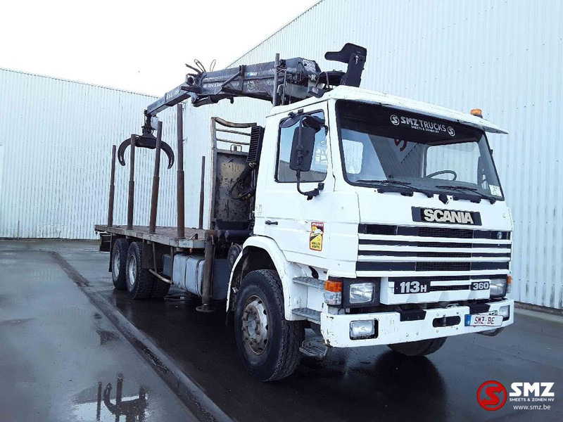 Scania 113 360 Diebolt big axle 12 gear retarder - Kamion me karroceri të hapur, Kamion me vinç: foto 1 Scania 113 360 Diebolt big axle 12 gear retarder - Kamion me karroceri të hapur, Kamion me vinç: foto 1