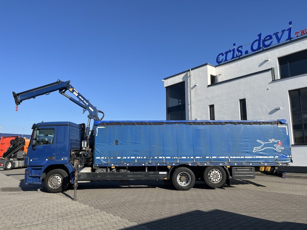 Mercedes-Benz 2541 6x2 Atlas 135.2E Pritsche 8,20 m Ausziehbar - Kamion me tendë, Kamion me vinç: foto 5 Mercedes-Benz 2541 6x2 Atlas 135.2E Pritsche 8,20 m Ausziehbar - Kamion me tendë, Kamion me vinç: foto 5