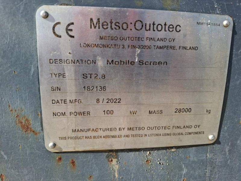 Makinë sitëse Metso ST 2.8: foto 7 Makinë sitëse Metso ST 2.8: foto 7