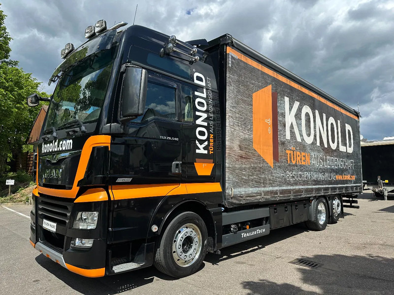 MAN TGX 26.540 FNLL Pritsche / Plane Festaufbau Jumbo MEGA - Kamion me tendë: foto 1 MAN TGX 26.540 FNLL Pritsche / Plane Festaufbau Jumbo MEGA - Kamion me tendë: foto 1