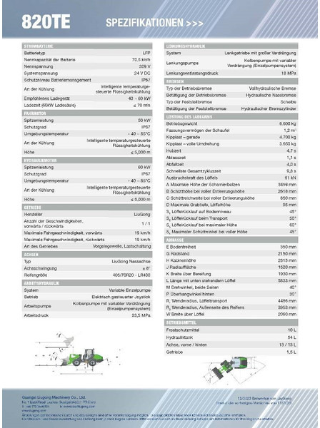 LIUGONG 820 TE vollelektrisch, MIETE / RENTAL (12005253) - Fadrom me goma: foto 3 LIUGONG 820 TE vollelektrisch, MIETE / RENTAL (12005253) - Fadrom me goma: foto 3
