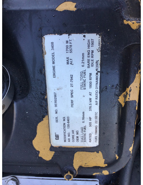 Caterpillar 3408C 9ER-1308403 USED - Motori për Makineri ndërtimi: foto 5 Caterpillar 3408C 9ER-1308403 USED - Motori për Makineri ndërtimi: foto 5