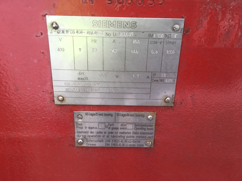 Detroit Diesel 12V92TA GENERATOR 600KVA USED - Set gjeneratori: foto 2 Detroit Diesel 12V92TA GENERATOR 600KVA USED - Set gjeneratori: foto 2