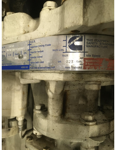 Cummins NTA855M CPL701 USED - Makineri ndërtimi: foto 5 Cummins NTA855M CPL701 USED - Makineri ndërtimi: foto 5