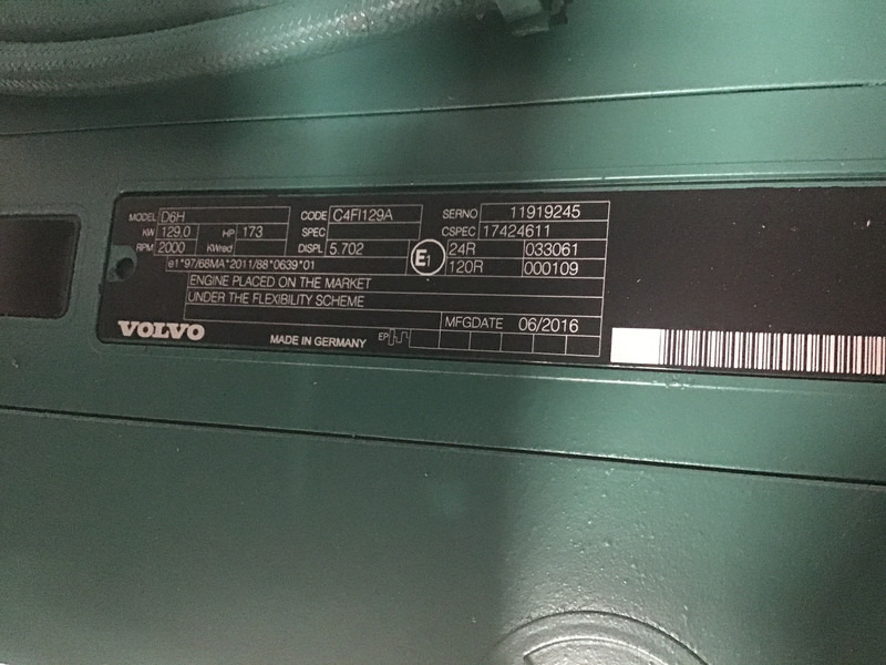 Volvo D6H NEW - Makineri ndërtimi: foto 5 Volvo D6H NEW - Makineri ndërtimi: foto 5