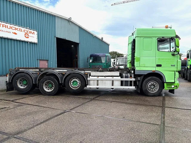 DAF XF 105.460 8x2 CHASSIS WITH MULTILIFT SYSTEM (ZF16 MANUAL GEARBOX / MX-BRAKE / 9.000 KG. FRONT-AXLE / LIFT-AXLES / FRIDGE / ETC. - Transportjer kontejnerësh/ Kamion me karroceri të çmontueshme: foto 4 DAF XF 105.460 8x2 CHASSIS WITH MULTILIFT SYSTEM (ZF16 MANUAL GEARBOX / MX-BRAKE / 9.000 KG. FRONT-AXLE / LIFT-AXLES / FRIDGE / ETC. - Transportjer kontejnerësh/ Kamion me karroceri të çmontueshme: foto 4