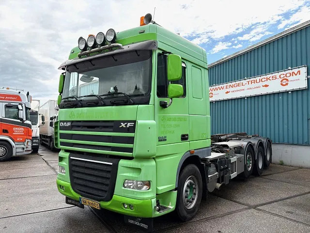DAF XF 105.460 8x2 CHASSIS WITH MULTILIFT SYSTEM (ZF16 MANUAL GEARBOX / MX-BRAKE / 9.000 KG. FRONT-AXLE / LIFT-AXLES / FRIDGE / ETC. - Transportjer kontejnerësh/ Kamion me karroceri të çmontueshme: foto 1 DAF XF 105.460 8x2 CHASSIS WITH MULTILIFT SYSTEM (ZF16 MANUAL GEARBOX / MX-BRAKE / 9.000 KG. FRONT-AXLE / LIFT-AXLES / FRIDGE / ETC. - Transportjer kontejnerësh/ Kamion me karroceri të çmontueshme: foto 1