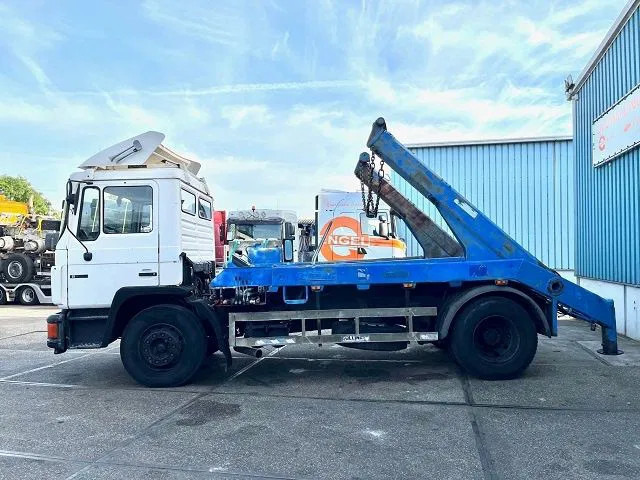 MAN F 18.232 (6 CILINDER) M90 WITH TELESCOPIC CONTAINER SYSTEM (8 GEARS MANUAL GEARBOX / EURO 1 (MECHANICAL PUMP AND INJECTORS)) - Fadromë ngarkuese: foto 5 MAN F 18.232 (6 CILINDER) M90 WITH TELESCOPIC CONTAINER SYSTEM (8 GEARS MANUAL GEARBOX / EURO 1 (MECHANICAL PUMP AND INJECTORS)) - Fadromë ngarkuese: foto 5