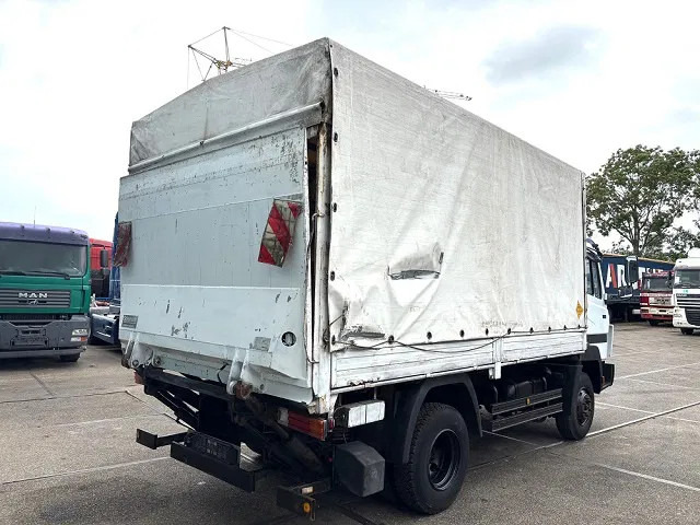 Mercedes-Benz LK 914 (6-CILINDER) WITH TENT BOX (MANUAL GEARBOX / FULL STEEL SUSPENSION / LOADING PLATFORM) - Kamion me tendë: foto 3 Mercedes-Benz LK 914 (6-CILINDER) WITH TENT BOX (MANUAL GEARBOX / FULL STEEL SUSPENSION / LOADING PLATFORM) - Kamion me tendë: foto 3