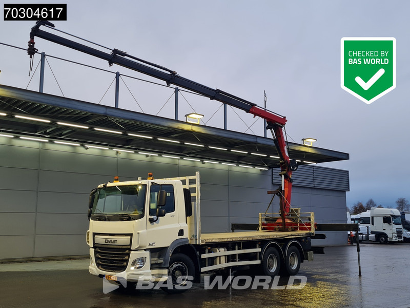 DAF CF 370 6X4 NL-Truck HMF1820-K4 Crane Manual Steelsuspension Big-Axle Euro 6 - Kamion me karroceri të hapur, Kamion me vinç: foto 1 DAF CF 370 6X4 NL-Truck HMF1820-K4 Crane Manual Steelsuspension Big-Axle Euro 6 - Kamion me karroceri të hapur, Kamion me vinç: foto 1