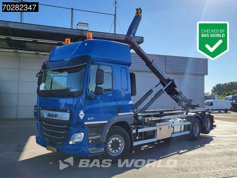 DAF CF 440 6X2 NL-Truck 21tons VDL containersystem ACC Euro 6 - Kamion vetëngarkues: foto 1 DAF CF 440 6X2 NL-Truck 21tons VDL containersystem ACC Euro 6 - Kamion vetëngarkues: foto 1