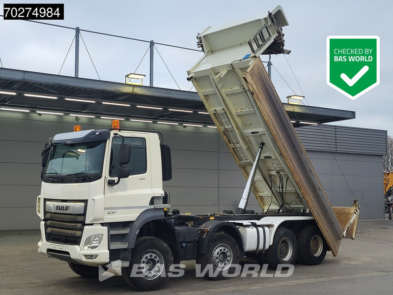 DAF CF 480 8X4 14m3 2-way KH Kipper Big-Axle Steelsuspension Euro 6 - Kamion vetëshkarkues: foto 1 DAF CF 480 8X4 14m3 2-way KH Kipper Big-Axle Steelsuspension Euro 6 - Kamion vetëshkarkues: foto 1