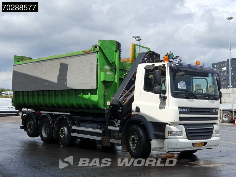 DAF CF85.360 8X2 NL-Truck HIAB 211 E-3 Hipro Crane + Hooklift Lift+steering Axle Automatic Euro 5 - Kamion vetëngarkues, Kamion me vinç: foto 3 DAF CF85.360 8X2 NL-Truck HIAB 211 E-3 Hipro Crane + Hooklift Lift+steering Axle Automatic Euro 5 - Kamion vetëngarkues, Kamion me vinç: foto 3