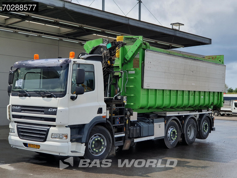 DAF CF85.360 8X2 NL-Truck HIAB 211 E-3 Hipro Crane + Hooklift Lift+steering Axle Automatic Euro 5 - Kamion vetëngarkues, Kamion me vinç: foto 5 DAF CF85.360 8X2 NL-Truck HIAB 211 E-3 Hipro Crane + Hooklift Lift+steering Axle Automatic Euro 5 - Kamion vetëngarkues, Kamion me vinç: foto 5