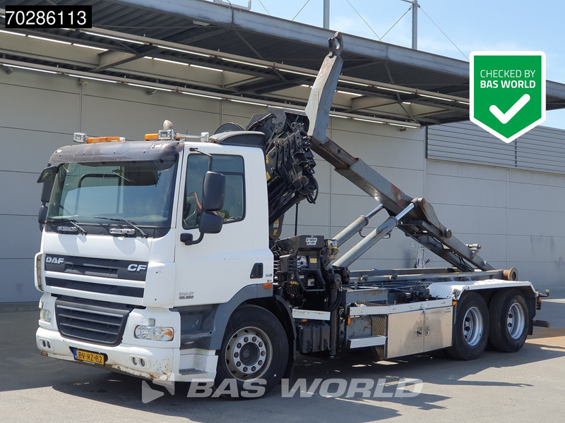 DAF CF85.360 CF 6X2 NL-Truck Hiab 211 EP-4 HIDUO Crane + Hooklift Liftachse Euro 5 - Kamion vetëngarkues, Kamion me vinç: foto 1 DAF CF85.360 CF 6X2 NL-Truck Hiab 211 EP-4 HIDUO Crane + Hooklift Liftachse Euro 5 - Kamion vetëngarkues, Kamion me vinç: foto 1