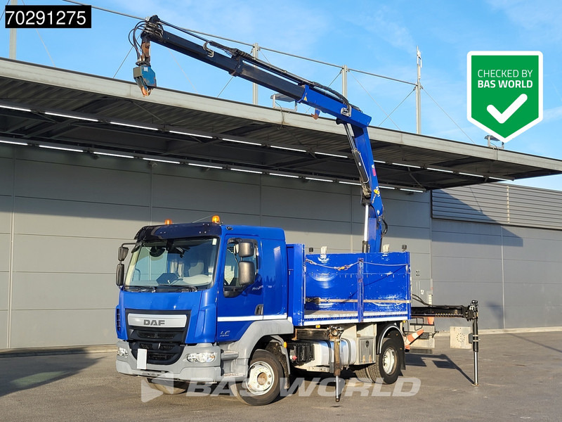 DAF LF 260 LF 4X2 HIAB 111 B-2 HIDUO Crane Automatic ACC Euro 6 - Kamion me karroceri të hapur, Kamion me vinç: foto 1 DAF LF 260 LF 4X2 HIAB 111 B-2 HIDUO Crane Automatic ACC Euro 6 - Kamion me karroceri të hapur, Kamion me vinç: foto 1