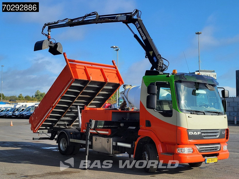 DAF LF45.210 LF 4X2 MKG HLK 66 Crane Kran 5m3 tipper Manual Euro 5 - Kamion vetëshkarkues, Kamion me vinç: foto 3 DAF LF45.210 LF 4X2 MKG HLK 66 Crane Kran 5m3 tipper Manual Euro 5 - Kamion vetëshkarkues, Kamion me vinç: foto 3