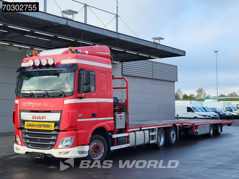 DAF XF 440 XF 6X2 NL-Truck Transporter APK HMF 900-K2 crane Winch Lift-Lenkachse Euro 6 - Kamion me karroceri të hapur, Kamion me vinç: foto 5 DAF XF 440 XF 6X2 NL-Truck Transporter APK HMF 900-K2 crane Winch Lift-Lenkachse Euro 6 - Kamion me karroceri të hapur, Kamion me vinç: foto 5