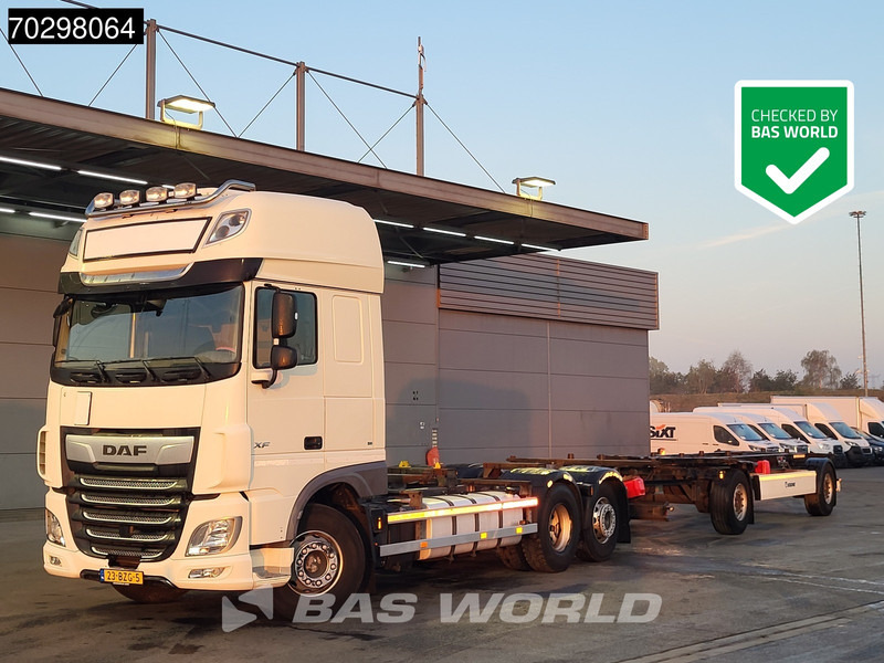 DAF XF 450 XF 6X2 NL-Truck Combi Retarder 2xTanks Lift-axle Standairco ACC Euro 6 - Transportjer kontejnerësh/ Kamion me karroceri të çmontueshme: foto 1 DAF XF 450 XF 6X2 NL-Truck Combi Retarder 2xTanks Lift-axle Standairco ACC Euro 6 - Transportjer kontejnerësh/ Kamion me karroceri të çmontueshme: foto 1