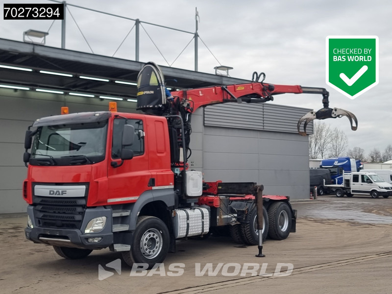 DAF CF 510 6X4 Holz Kran Palfinger Epsilon S260L82 Big-Axle - Gjysmë-kamion: foto 1 DAF CF 510 6X4 Holz Kran Palfinger Epsilon S260L82 Big-Axle - Gjysmë-kamion: foto 1