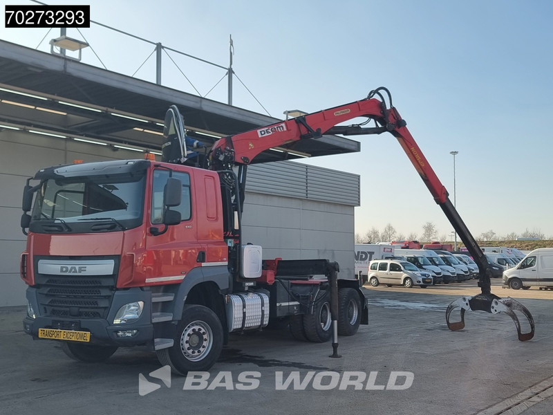 DAF CF 510 6X4 Retarder Big-Axle Holz Kran Palfinger Epsilon S260L82 - Gjysmë-kamion: foto 5 DAF CF 510 6X4 Retarder Big-Axle Holz Kran Palfinger Epsilon S260L82 - Gjysmë-kamion: foto 5