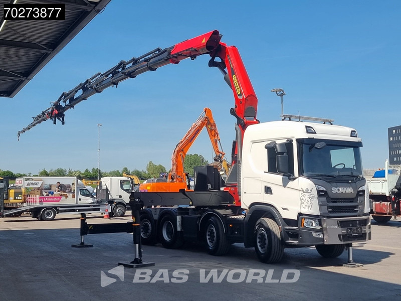 Scania G500 8X2 Retarder Liftachse Palfinger Kran PK 58.002 TEC F + JIB - Gjysmë-kamion: foto 3 Scania G500 8X2 Retarder Liftachse Palfinger Kran PK 58.002 TEC F + JIB - Gjysmë-kamion: foto 3