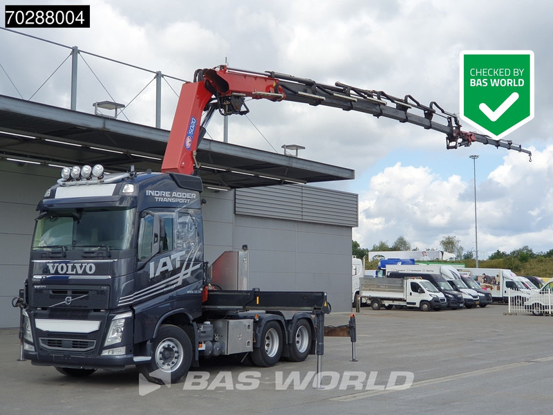 Volvo FH 540 FH 6X4 HMF 5020-K6 Crane FJ1000-K5 Jib Retarder Lift-Axle Xenon Dynamic Steering Euro 6 - Gjysmë-kamion: foto 1 Volvo FH 540 FH 6X4 HMF 5020-K6 Crane FJ1000-K5 Jib Retarder Lift-Axle Xenon Dynamic Steering Euro 6 - Gjysmë-kamion: foto 1