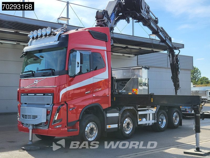 Volvo FH16 650 FH16 8X2 Tractorhead HMF 7020K-RCS Crane + Fly-Jib Lift+Steering Axle Navi ACC - Gjysmë-kamion: foto 5 Volvo FH16 650 FH16 8X2 Tractorhead HMF 7020K-RCS Crane + Fly-Jib Lift+Steering Axle Navi ACC - Gjysmë-kamion: foto 5
