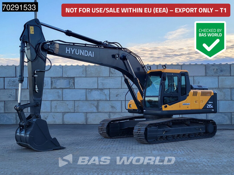 Hyundai R215 L - Ekskavator me zinxhirë: foto 1 Hyundai R215 L - Ekskavator me zinxhirë: foto 1