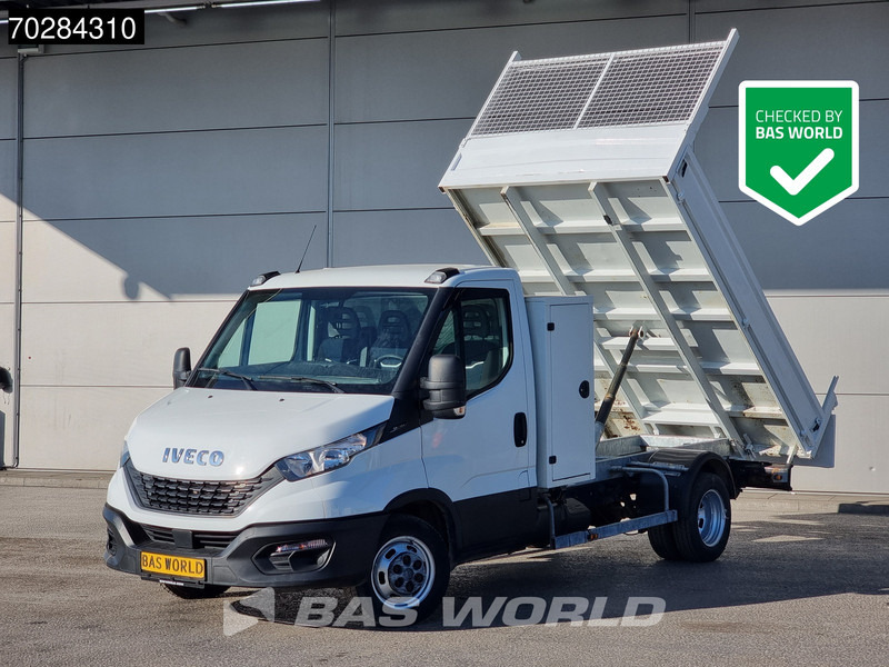 Iveco Daily 35C14 Open Laadbak met Kist Dubbellucht 3,5t Trekhaak Airco Cruise Euro6 Pritsche Pickup Open Box 2m3 A/C Towbar Cruise control - Kamioncine me karroceri: foto 1 Iveco Daily 35C14 Open Laadbak met Kist Dubbellucht 3,5t Trekhaak Airco Cruise Euro6 Pritsche Pickup Open Box 2m3 A/C Towbar Cruise control - Kamioncine me karroceri: foto 1