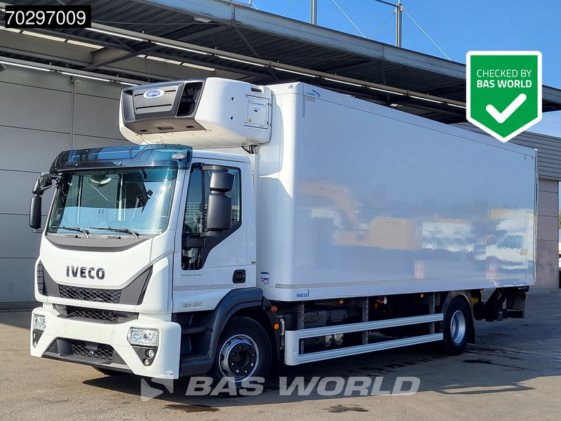 Iveco Eurocargo 160E280 4X2 Carrier Supra 1250 MT 1500kg Ladebordwand Automatic ACC Euro 6 - Kamion frigorifer: foto 1 Iveco Eurocargo 160E280 4X2 Carrier Supra 1250 MT 1500kg Ladebordwand Automatic ACC Euro 6 - Kamion frigorifer: foto 1
