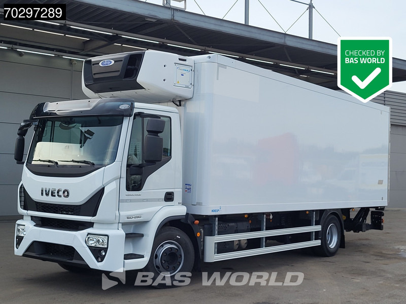 Iveco Eurocargo 160E280 4X2 Carrier Supra 1250Mt 1500kg Ladebordwand Automatic ACC Euro 6 - Kamion frigorifer: foto 1 Iveco Eurocargo 160E280 4X2 Carrier Supra 1250Mt 1500kg Ladebordwand Automatic ACC Euro 6 - Kamion frigorifer: foto 1