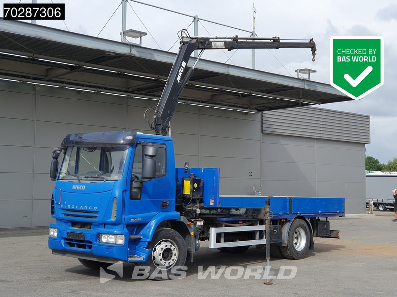 Iveco Eurocargo 180E250 4X2 18tonner MKG-HLK66 Crane Kran Manual Euro 5 - Kamion me karroceri të hapur, Kamion me vinç: foto 1 Iveco Eurocargo 180E250 4X2 18tonner MKG-HLK66 Crane Kran Manual Euro 5 - Kamion me karroceri të hapur, Kamion me vinç: foto 1