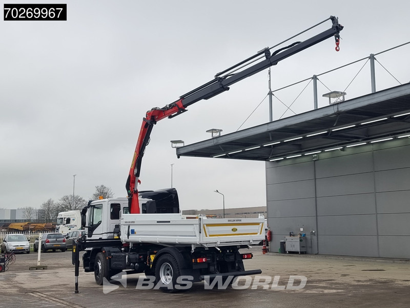 Iveco Eurocargo 180E320 4X2 Steelsuspension 3-Seiten Palfinger PK12.501 Euro 6 - Kamion vetëshkarkues, Kamion me vinç: foto 2 Iveco Eurocargo 180E320 4X2 Steelsuspension 3-Seiten Palfinger PK12.501 Euro 6 - Kamion vetëshkarkues, Kamion me vinç: foto 2