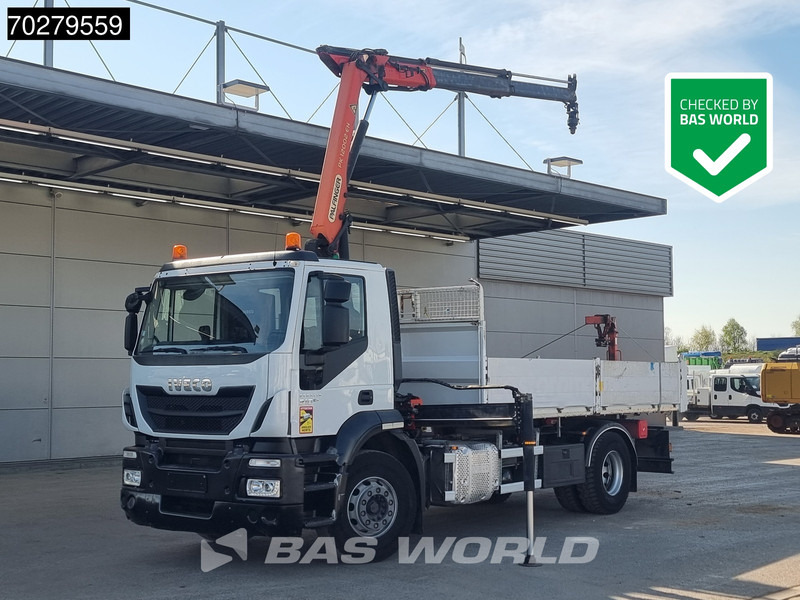 Iveco Stralis 310 4X2 Palfinger PK12002 EH 7m3 Tipper Steel suspension Euro 6 - Kamion vetëshkarkues, Kamion me vinç: foto 1 Iveco Stralis 310 4X2 Palfinger PK12002 EH 7m3 Tipper Steel suspension Euro 6 - Kamion vetëshkarkues, Kamion me vinç: foto 1