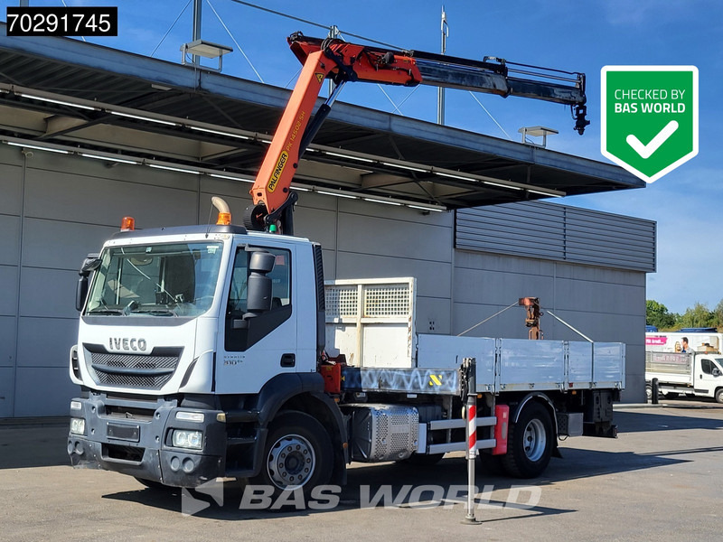 Iveco Stralis 310 4X2 Palfinger PK14502-SH Kran Crane Rotator Steel suspension Euro 6 - Kamion me karroceri të hapur, Kamion me vinç: foto 1 Iveco Stralis 310 4X2 Palfinger PK14502-SH Kran Crane Rotator Steel suspension Euro 6 - Kamion me karroceri të hapur, Kamion me vinç: foto 1