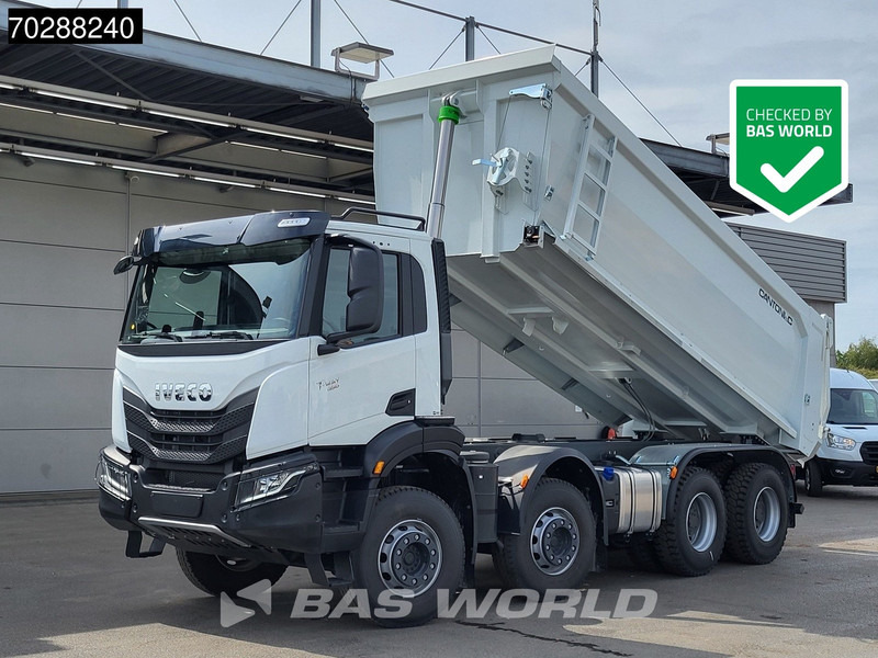 Iveco T-WAY 450 8X4 New! 20m3 Cantoni Tipper Steelsuspension Big-Axle Automatic Euro 6 - Kamion vetëshkarkues: foto 1 Iveco T-WAY 450 8X4 New! 20m3 Cantoni Tipper Steelsuspension Big-Axle Automatic Euro 6 - Kamion vetëshkarkues: foto 1