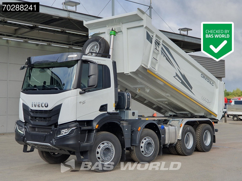 Iveco T-Way 450 8X4 NEW! 20m3 Cantoni tipper Steelsuspension Big-Axle Automatic Euro 6 - Kamion vetëshkarkues: foto 1 Iveco T-Way 450 8X4 NEW! 20m3 Cantoni tipper Steelsuspension Big-Axle Automatic Euro 6 - Kamion vetëshkarkues: foto 1