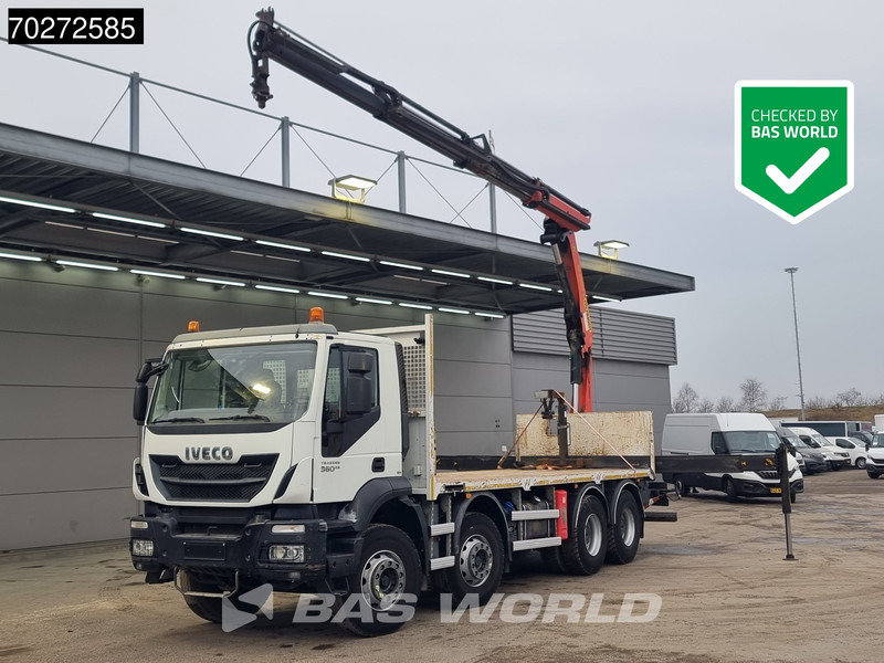 Iveco Trakker 360 8X4 Palfinger PK20001 Kran Retarder Big-Axle Steelsuspension Euro 6 - Kamion me karroceri të hapur, Kamion me vinç: foto 1 Iveco Trakker 360 8X4 Palfinger PK20001 Kran Retarder Big-Axle Steelsuspension Euro 6 - Kamion me karroceri të hapur, Kamion me vinç: foto 1