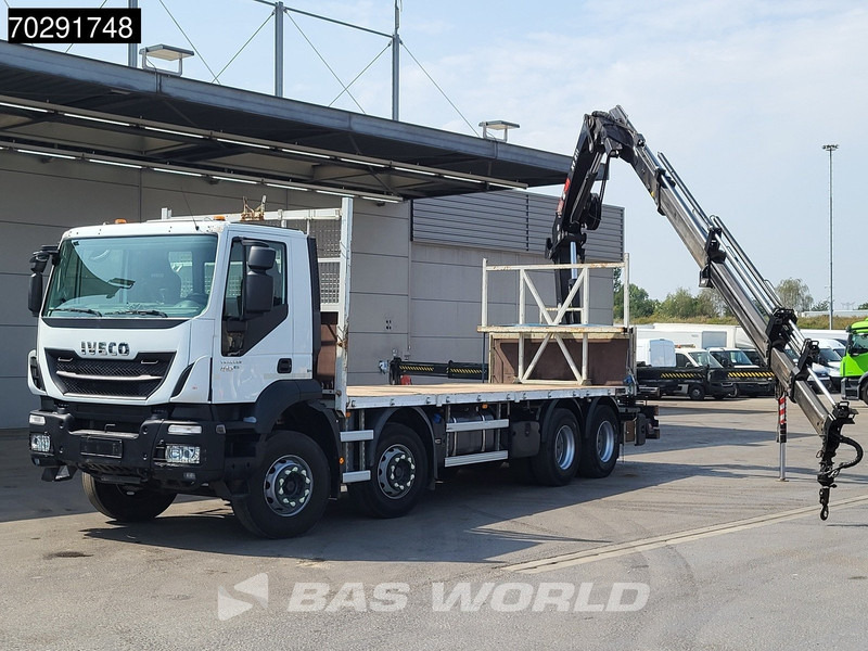 Iveco Trakker 410 8X4 HIAB 211 EP-4 HIDUO Crane Steelsuspension Euro 6 - Kamion me karroceri të hapur, Kamion me vinç: foto 3 Iveco Trakker 410 8X4 HIAB 211 EP-4 HIDUO Crane Steelsuspension Euro 6 - Kamion me karroceri të hapur, Kamion me vinç: foto 3