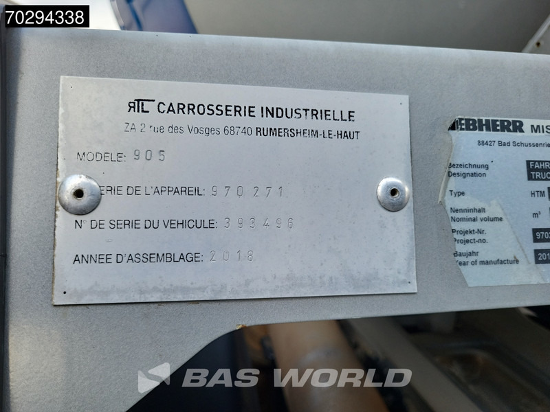 Autobetoniere Iveco X-Way 400 X-Way 8X4 Liebherr 9m3 Big-Axle Steelsuspension Euro 6: foto 20