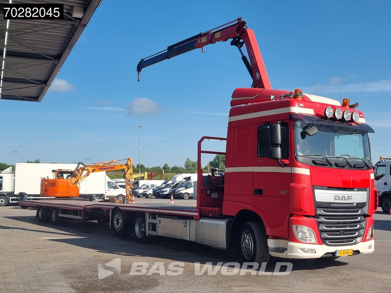 DAF XF 440 6X2 NL-Truck Transporter HMF 900-K2 Kran Winch Lift-Lenkachse Euro 6 - Kamioni, Kamion me vinç: foto 5 DAF XF 440 6X2 NL-Truck Transporter HMF 900-K2 Kran Winch Lift-Lenkachse Euro 6 - Kamioni, Kamion me vinç: foto 5