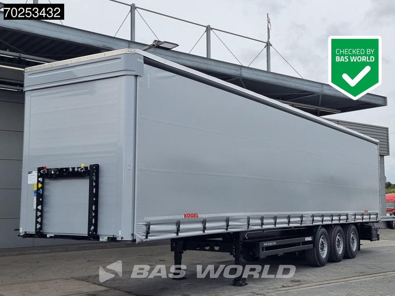 Kögel S24-1 3 axles NEW Hefdak Liftas - Gjysmë rimorkio me tendë: foto 1 Kögel S24-1 3 axles NEW Hefdak Liftas - Gjysmë rimorkio me tendë: foto 1