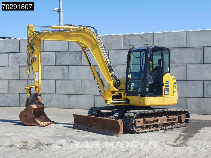 Komatsu PC80 MR-5 A/C - Miniekskavator: foto 2 Komatsu PC80 MR-5 A/C - Miniekskavator: foto 2