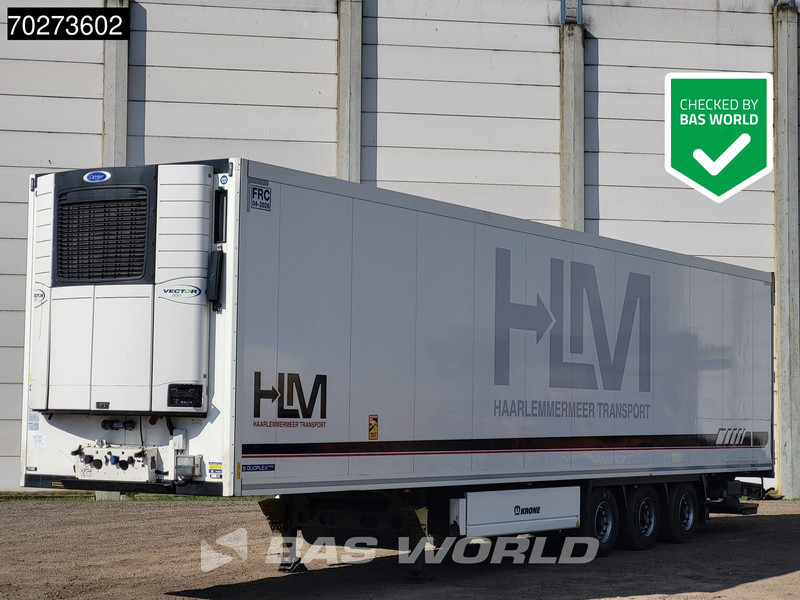 Krone Carrier Vector 1550 Tailgate TUV 11/25 Liftachse Bloemenbreed - Gjysmë rimorkio frigorifer: foto 1 Krone Carrier Vector 1550 Tailgate TUV 11/25 Liftachse Bloemenbreed - Gjysmë rimorkio frigorifer: foto 1