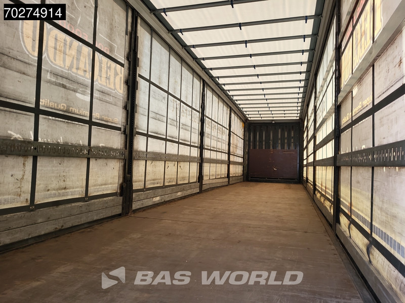 Gjysmë rimorkio me tendë Krone SD 3 axles Forklift Lift+Lenkachse Kooiaap Palettenkasten SAF Sliding Roof: foto 10