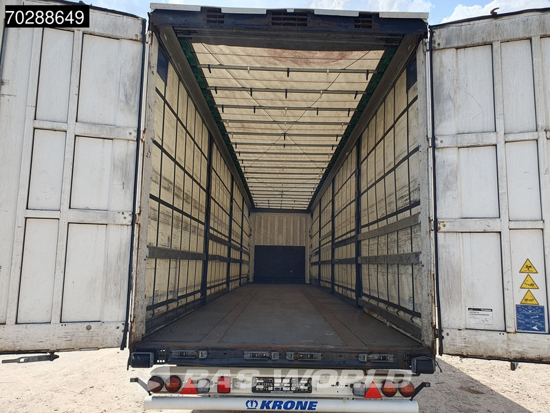 Gjysmë rimorkio me tendë Krone SD 3 axles MEGA Schiebedach Hubdach 100m3: foto 9