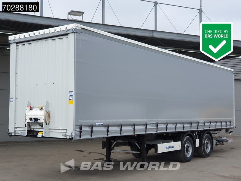 Krone SZ NEW Tailgate City Lift + Steeringaxle - Gjysmë rimorkio me tendë: foto 1 Krone SZ NEW Tailgate City Lift + Steeringaxle - Gjysmë rimorkio me tendë: foto 1