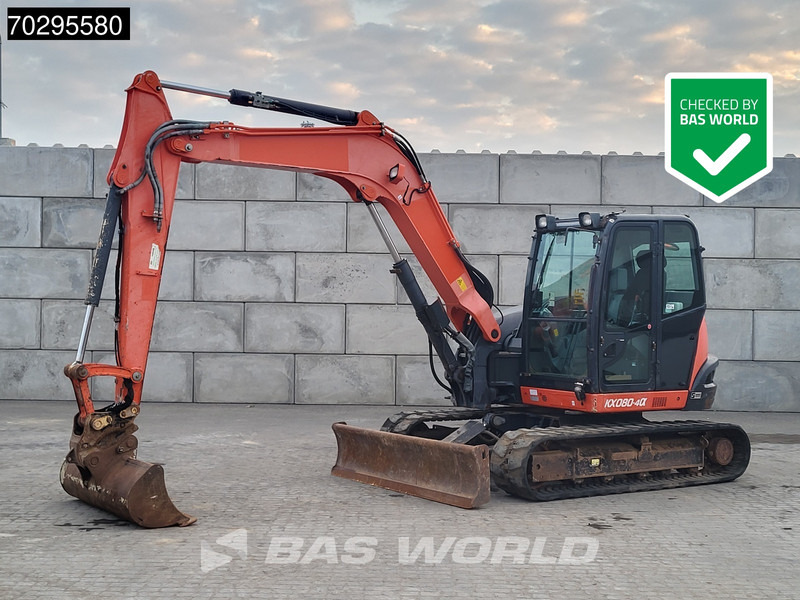 Kubota KX080-4a - Miniekskavator: foto 1 Kubota KX080-4a - Miniekskavator: foto 1