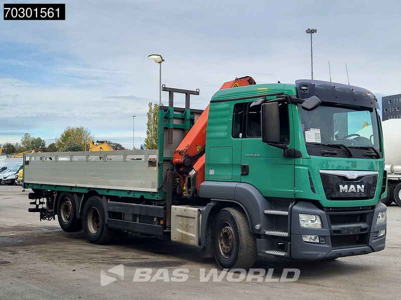 Kamion me karroceri të hapur, Kamion me vinç MAN TGS 26.400 6X2 Palfinger PK23001 EH Crane Kran Remote Retarder Euro 6: foto 10 Kamion me karroceri të hapur, Kamion me vinç MAN TGS 26.400 6X2 Palfinger PK23001 EH Crane Kran Remote Retarder Euro 6: foto 10